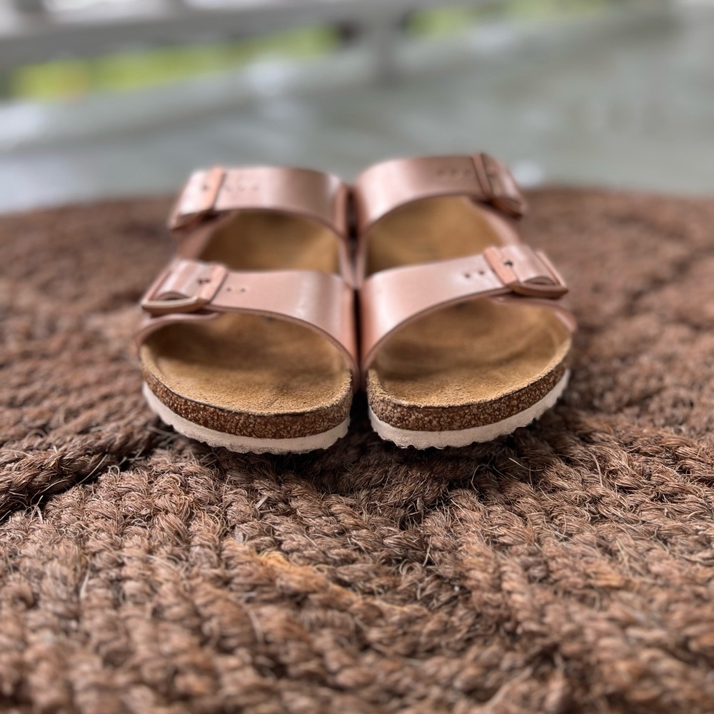 Birkenstock Kids Rose Gold Like New